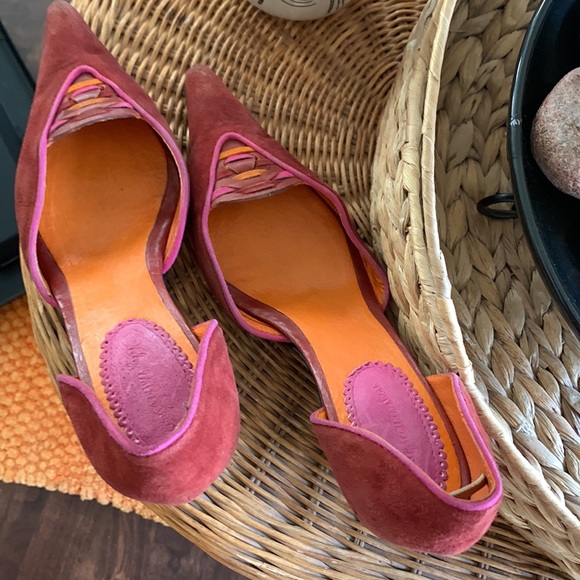 Super cute designer leather heels - Picture 3 of 5